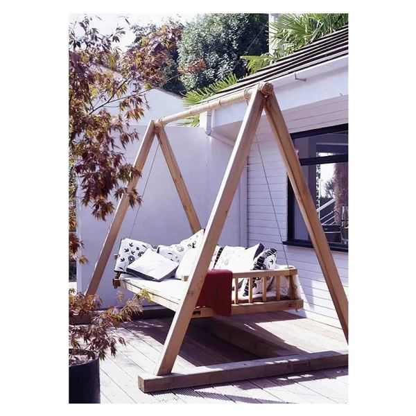 Woodd Art Cartle Ahşap Salıncak - Görsel 2