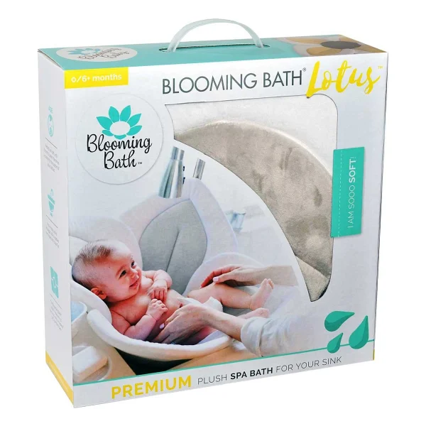 Blooming Bath Lotus Bebek Banyo Matı Beyaz/Açık Gri/Koyu Gri - Görsel 2