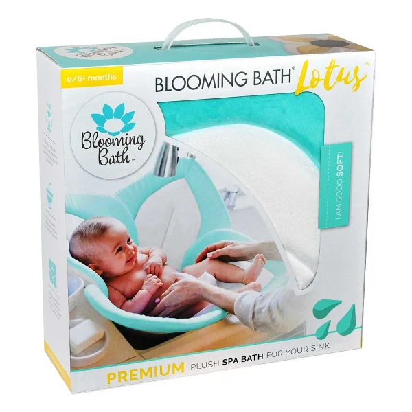 Blooming Bath Lotus Bebek Banyo Matı Denizköpüğü/Beyaz/Gri - Görsel 5