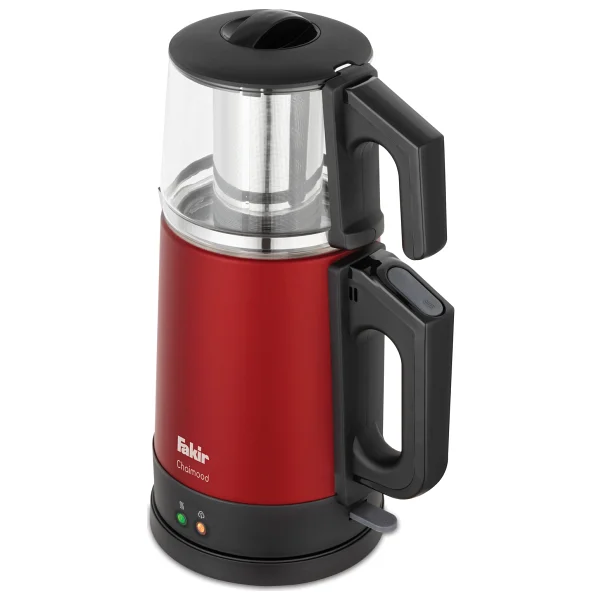Fakir Chaimood 1800 W Cam Demlikli Çay Makinesi Kırmızı - Görsel 9