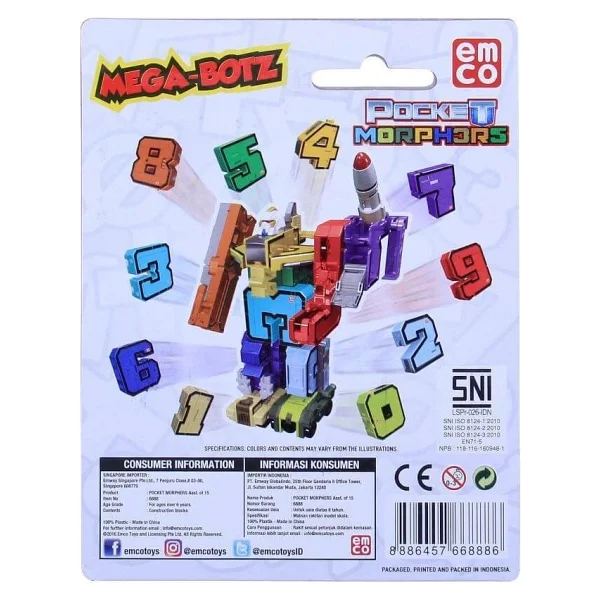 Pocket Morphers Dönüşebilen Numaralar No 1 Tank - Görsel 2