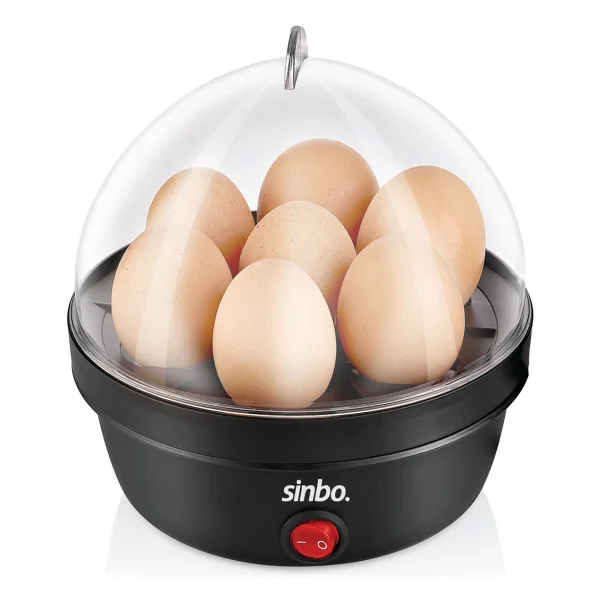Sinbo Yumurta Pişirme Makinesi 350 W 7 Yumurta Kapasiteli Siyah Renkli Güçlü Cihaz Seb-5803 (5264) - Görsel 3