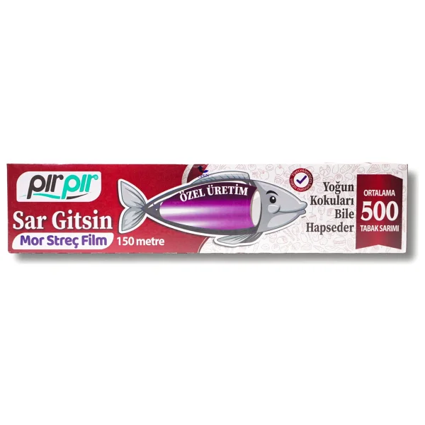Pırpır Sar Gitsin 150 Metre Mor Streç - Görsel 4