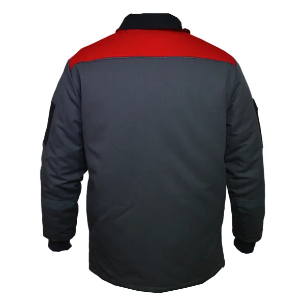 Ssm Sesam Grup 0638 7x7 Gabardin Kapitoneli Iş Montu - Lacivert - Gri - Görsel 5