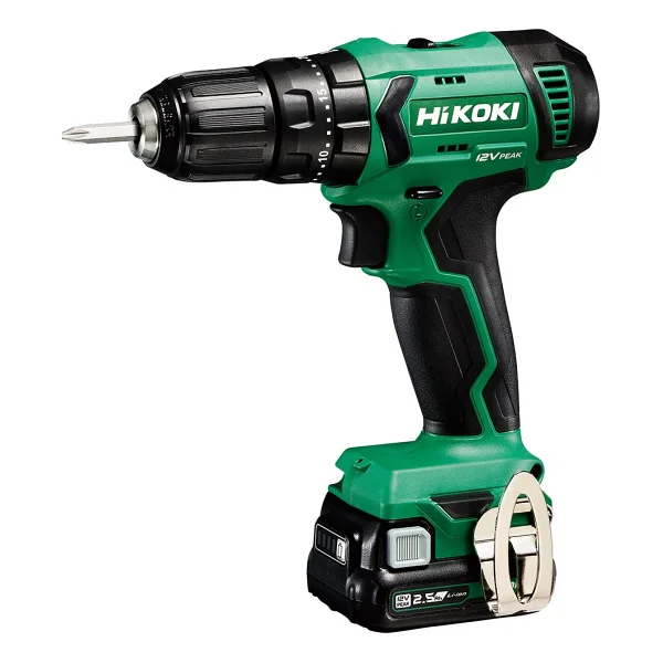 Hikoki DV12DA-2.5 Çift Akülü 2.5 Ah Darbeli Matkap - Görsel 4