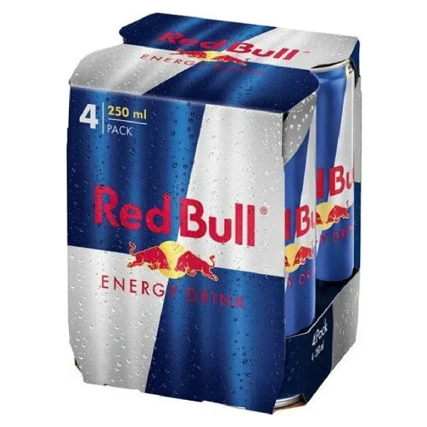 Red Bull Orginal 250 Ml X 4 Adet - Görsel 2