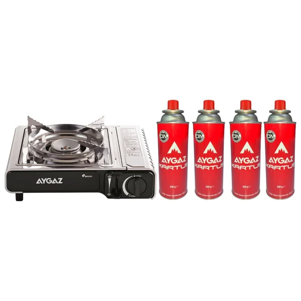 Aygaz Ms-2500bs Portatif 227 Gr 4 Adet Kartuşlu Kamp Ocağı - Görsel 2