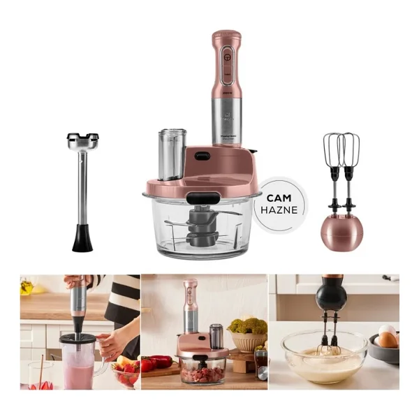 Karaca Paslanmaz Çelik Bıçaklar İle Buz Kırıcı 1,5 Lt Cam Sürahili Smoothie Blender Siyah - Görsel 9