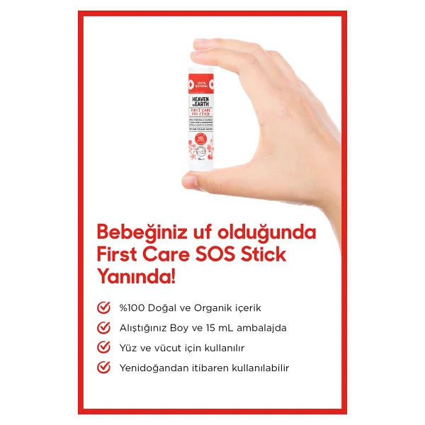 Heaven On Earth First Care Sos Stick 15 Ml - Görsel 3