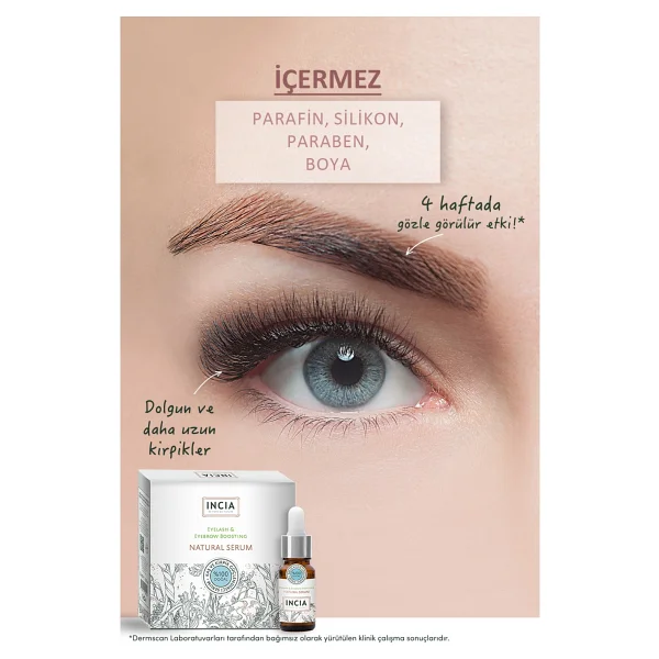 Incia Kaş Ve Kirpik Güçlendirici Serum 10 Ml - Görsel 3