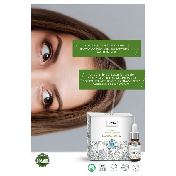 Incia Kaş Ve Kirpik Güçlendirici Serum 10 Ml - Görsel 7