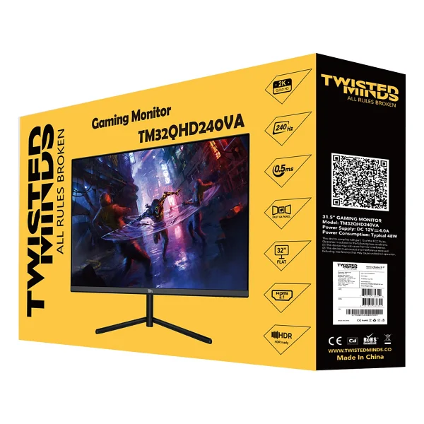 Twisted Minds Tm32qhd240va 32" 0.5 Ms 2k 240 Hz Oyuncu Monitörü - Görsel 5