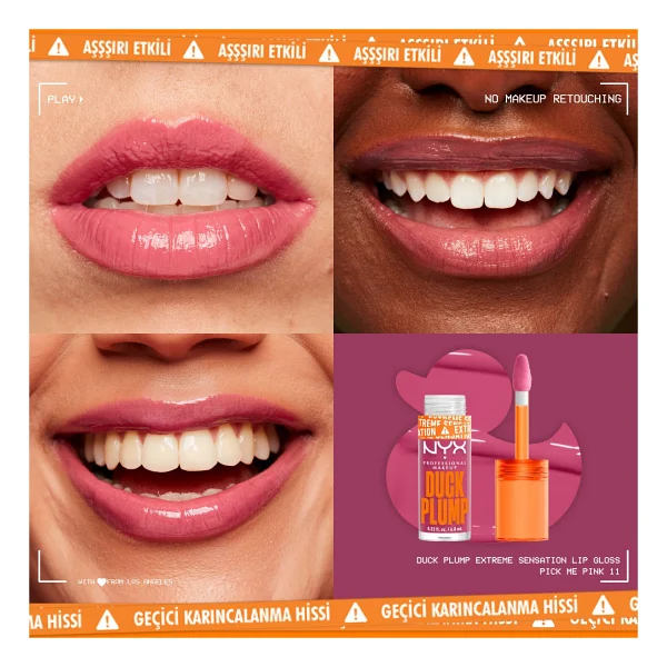 Nyx Duck Plump Dolgunlaştırıcı Dudak Parlatıcısı 11 Pick Me Pink - Görsel 2