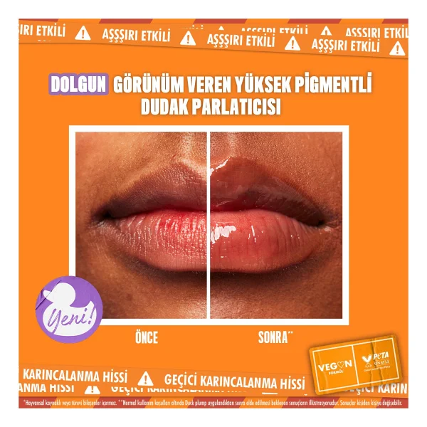 Nyx Duck Plump Dolgunlaştırıcı Dudak Parlatıcısı 13 Peach Out - Görsel 4