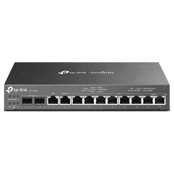 Tp-Link Er7212pc Omada Gigabit 12 Port Vpn Router - Görsel 10