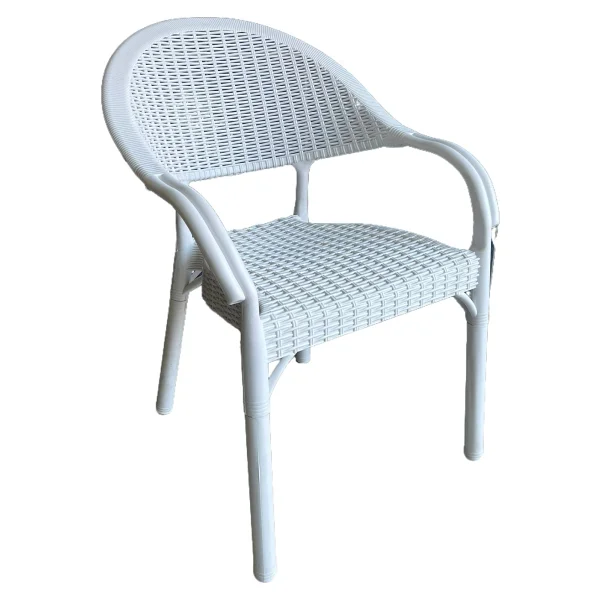 Capissi Plastik Sandalye 4 Adet Holiday Sultan Bahçe Teras Balkon Mutfak Sandalyesi - Kahverengi - 2 Li Set - Görsel 6