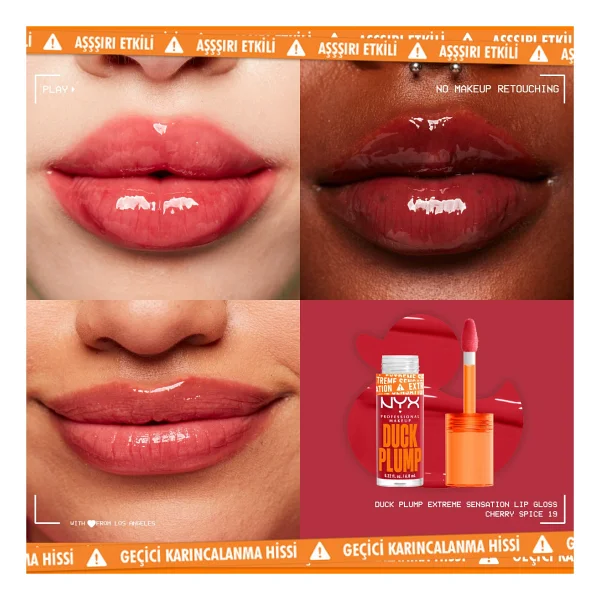 Nyx Duck Plump Dolgunlaştırıcı Dudak Parlatıcısı 19 Cherry Spice - Görsel 2