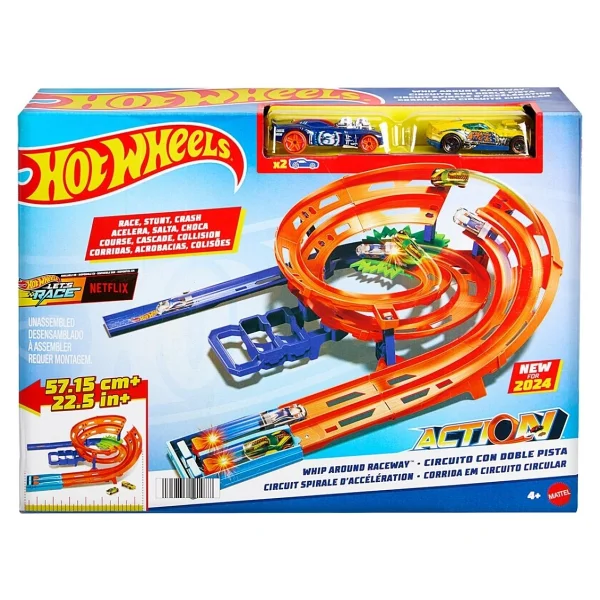 Hot Wheels İkili Yarış Ve Akrobasi Pisti Oyun Seti Htk17 - Görsel 5