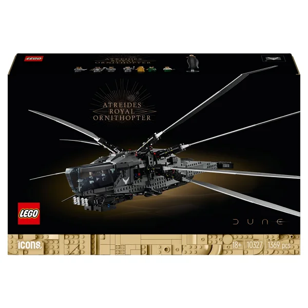 Lego 10327 Icons Dune Çöl Gezegeni Atreides Royal Ornithopter - Görsel 3