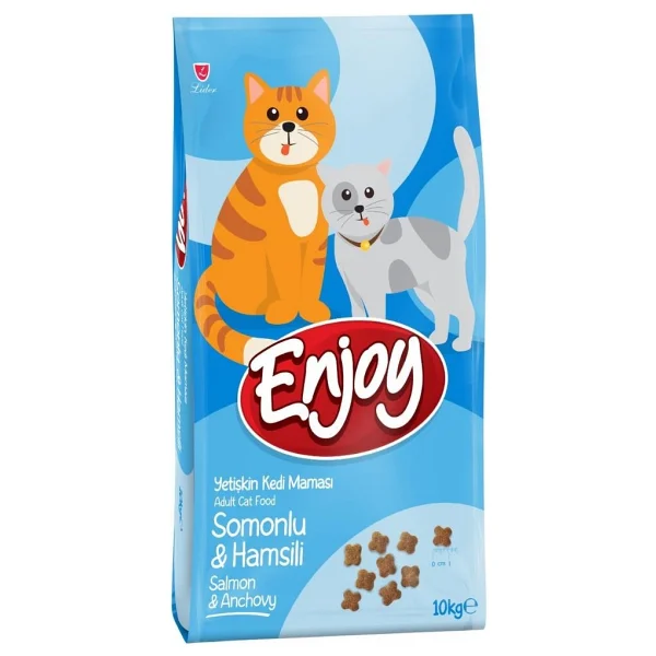 Enjoy Somonlu Ve Hamsili 10 Kg Yetişkin Kedi Maması - Görsel 7