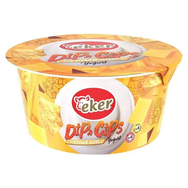 Eker Dip & Cips Cheddar Soslu Yoğurt 125 gr