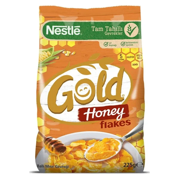 Nestle Gold Flakes Ballı Mısır Gevreği 225 Gr - Görsel 2