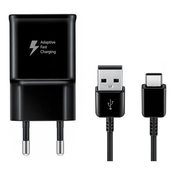 Samsung Ep-Ta20ebecgtr Siyah Type-C Kablolu Hızlı Şarj Aleti - Görsel 2
