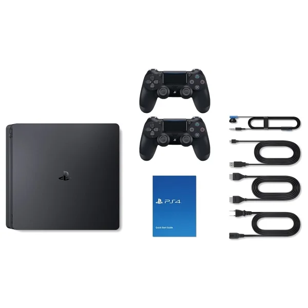 Sony Playstation 4 Slim 500 GB + 2. PS4 Kol + PS4 Fifa 2020 - Görsel 4