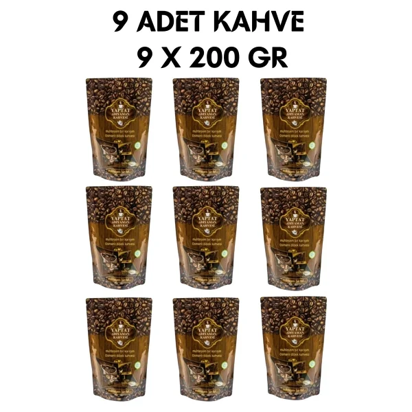 Yaptat Adıyaman Osmanlı Dibek Kahvesi 200gr 9x200gr - 200 Gr - Görsel 3
