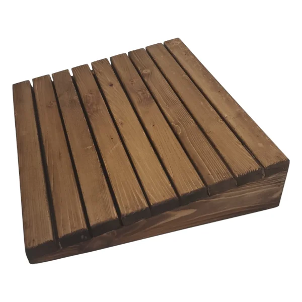 İnci Mobilya Kestane Renkli Masa Altı Ayaklık Ayak Koyma Standı 49X40CM Ergonomik Tasarım - Görsel 2