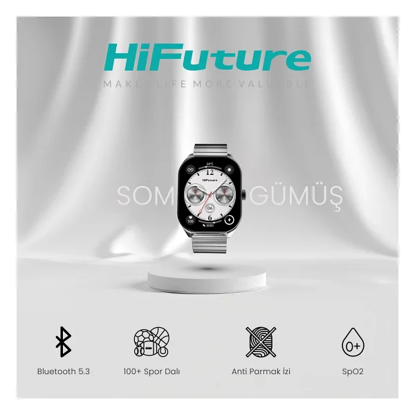 Hifuture Apex Gümüş Akıllı Saat - Görsel 6