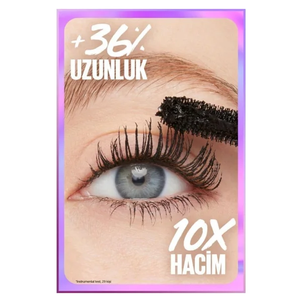 Maybelline New York Falsies Surreal Siyah Maskara - Görsel 3