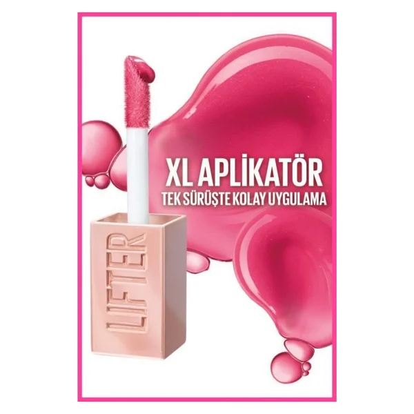 Maybelline New York Lifter Gloss Nemlendirici 025 Taffy Dudak Parlatıcısı - Görsel 6
