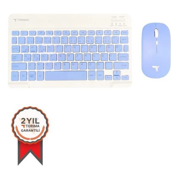 Torima Tmk-04 Mor Tkl Kablosuz Klavye Mouse Seti - Görsel 9