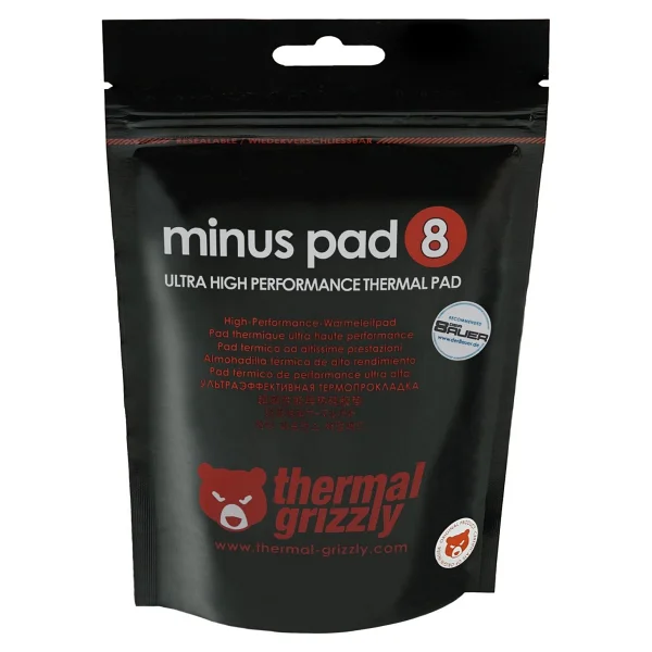 Thermal Grizzly Minus Pad 8 - 100x 100x 1,0 Mm - 100x 100x 1mm - Görsel 3
