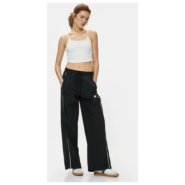Koton Basic Crop Atlet Ince Askılı Ribanalı Pamuklu - Pembe - Görsel 7