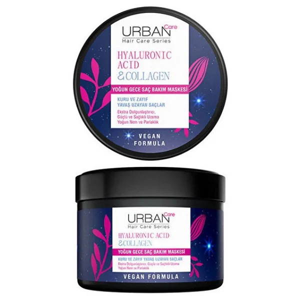 Urban Care Hyaluronic Acid & Collagen Yoğun Gece Saç Bakım Maskesi 230 Ml - Görsel 3