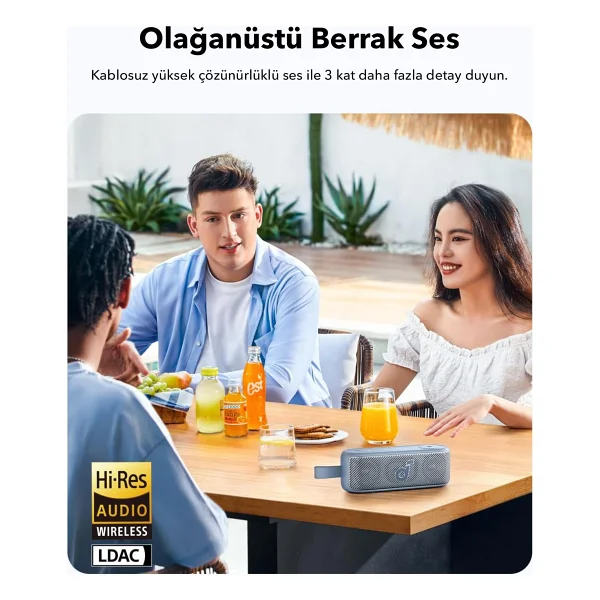 Anker Soundcore Motion 100 Mavi Bluetooth Hoparlör - Görsel 2