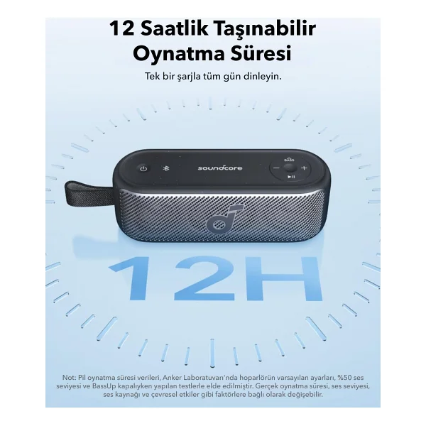 Anker Soundcore Motion 100 Mavi Bluetooth Hoparlör - Görsel 7