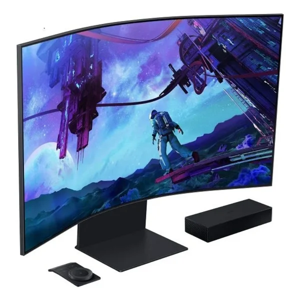 Samsung Odyssey Ark Ls55cg97wnuxuf 55" 1 Ms 4K Curved Pivot 165 Hz Oyuncu Monitörü - Görsel 5