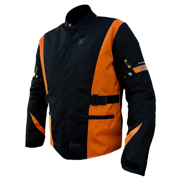 X-Speed Eon Siyah-Turuncu 4 Mevsim Motosiklet Montu - Görsel 5