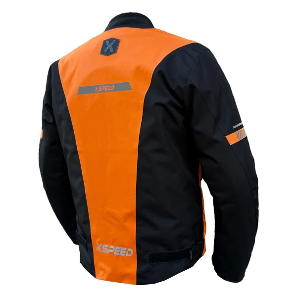 X-Speed Eon Siyah-Turuncu 4 Mevsim Motosiklet Montu - Görsel 2