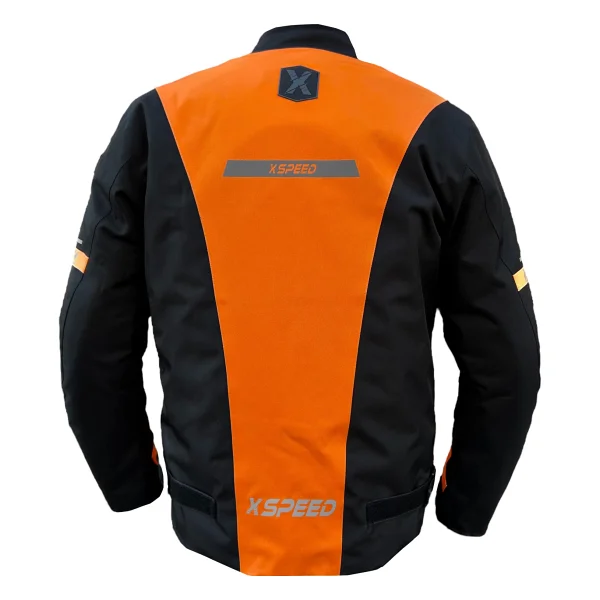 X-Speed Eon Siyah-Turuncu 4 Mevsim Motosiklet Montu - Görsel 4