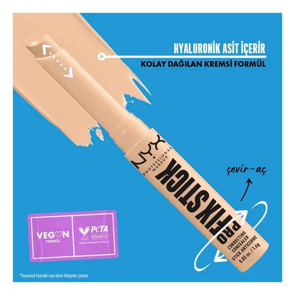 Nyx Professional Makeup Pro Fix Correcting 1.6 Gr Stick Kapatıcı - Görsel 4