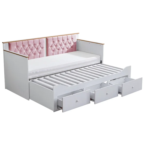 Setay Mobilya Alaçatı Çekmeceli Divan Yavrulu Karyola + Soft Yatak - Görsel 5