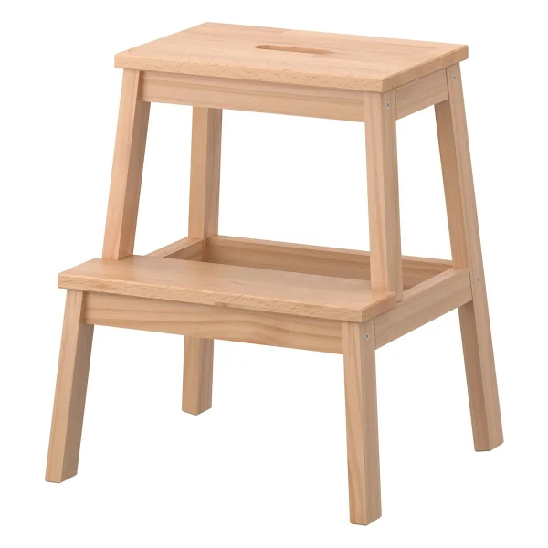 Ikea Bekvam Basamak Ahşap Tabure Mutfak Basamağı Bekvam Tabure - Naturel Ahşap - Görsel 5