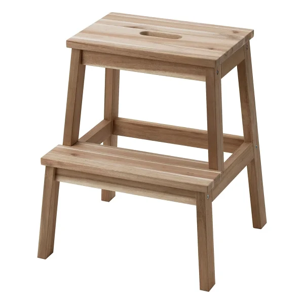 Ikea Bekvam Basamak Ahşap Tabure Mutfak Basamağı Bekvam Tabure - Naturel Ahşap - Görsel 6