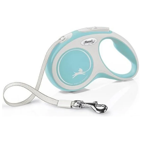 Flexi New Comfort 5 M Şerit Small Açık Mavi Otomatik Köpek Tasması - Görsel 5