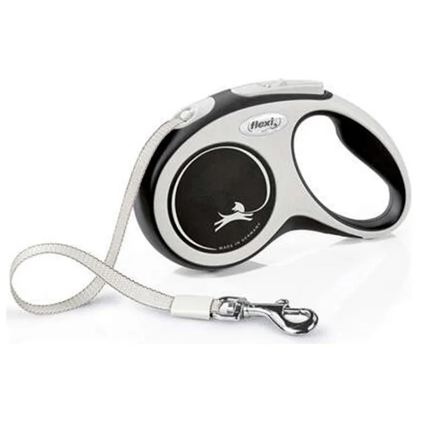Flexi New Comfort 5 M Şerit Small Siyah Otomatik Köpek Tasması - Görsel 3
