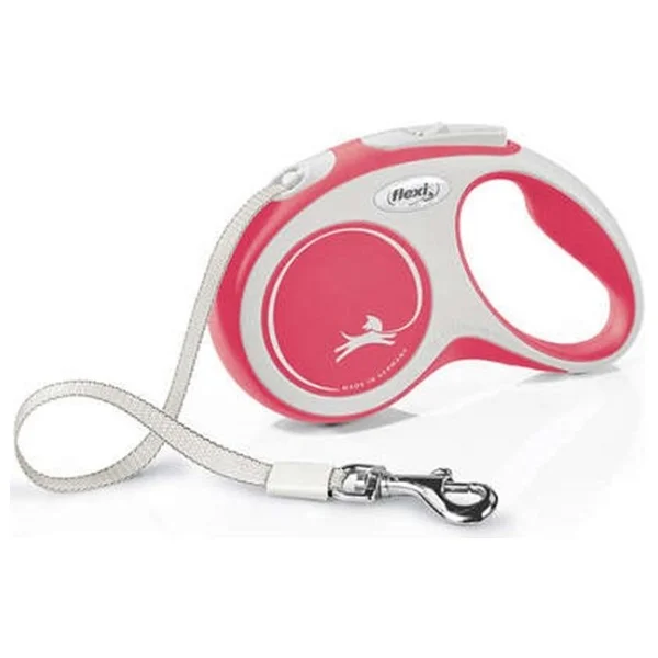 Flexi New Comfort 5 M Şerit Small Kırmızı Otomatik Köpek Tasması - Görsel 3